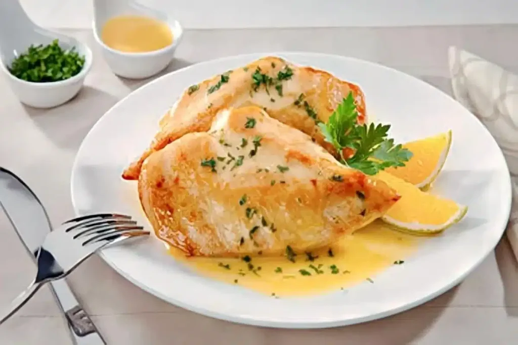 Filé de frango com molho de laranja