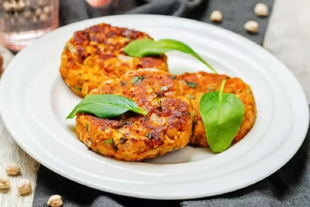 Hambúrguer de Grão Bico 