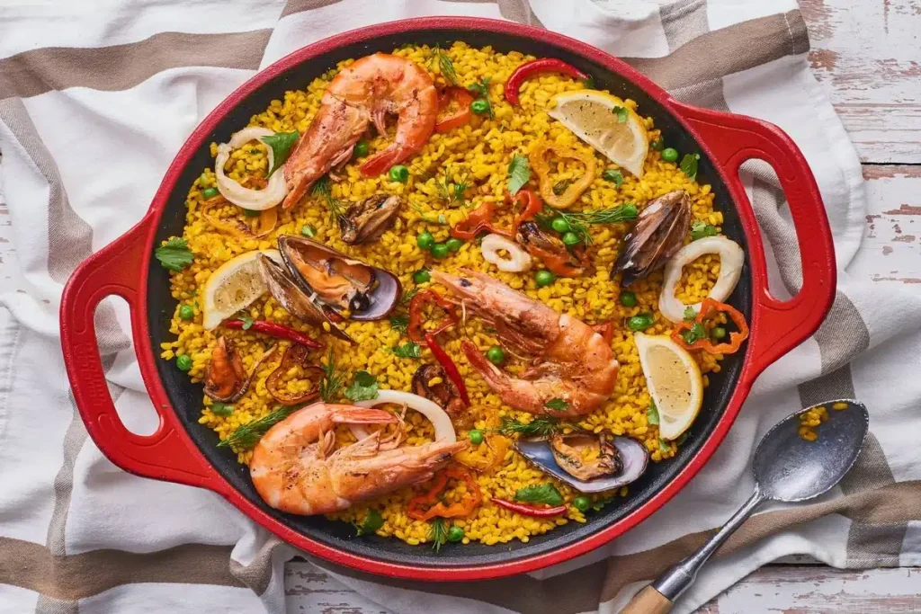 Paella de Frutos do Mar