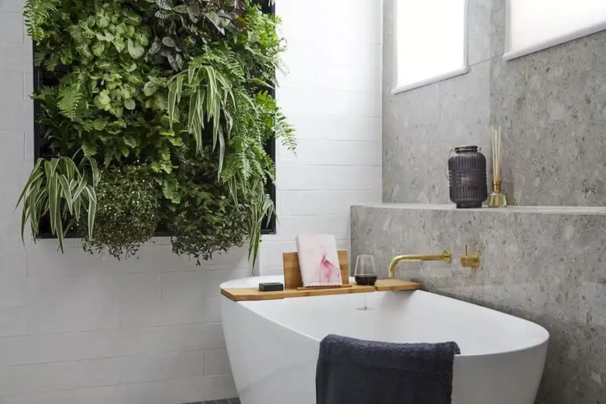 Jardim Vertical no Banheiro