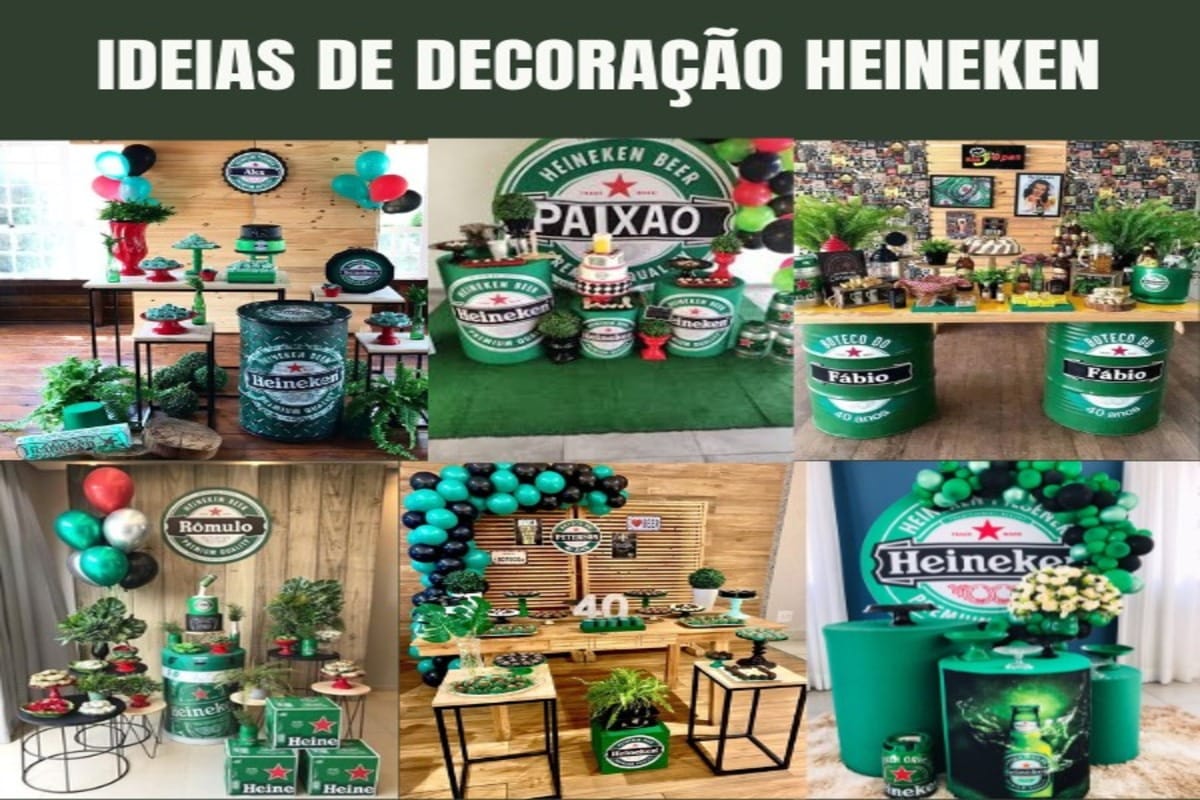 Ideias de Decoração da Heineken