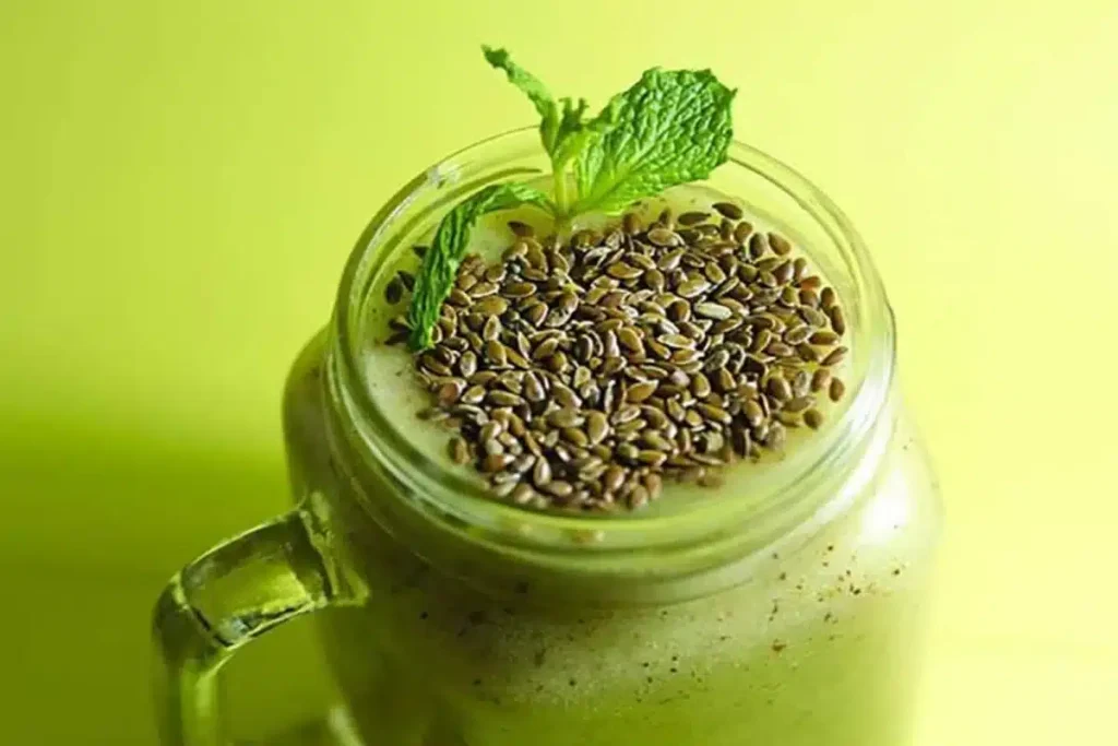 Suco Detox com Linhaça