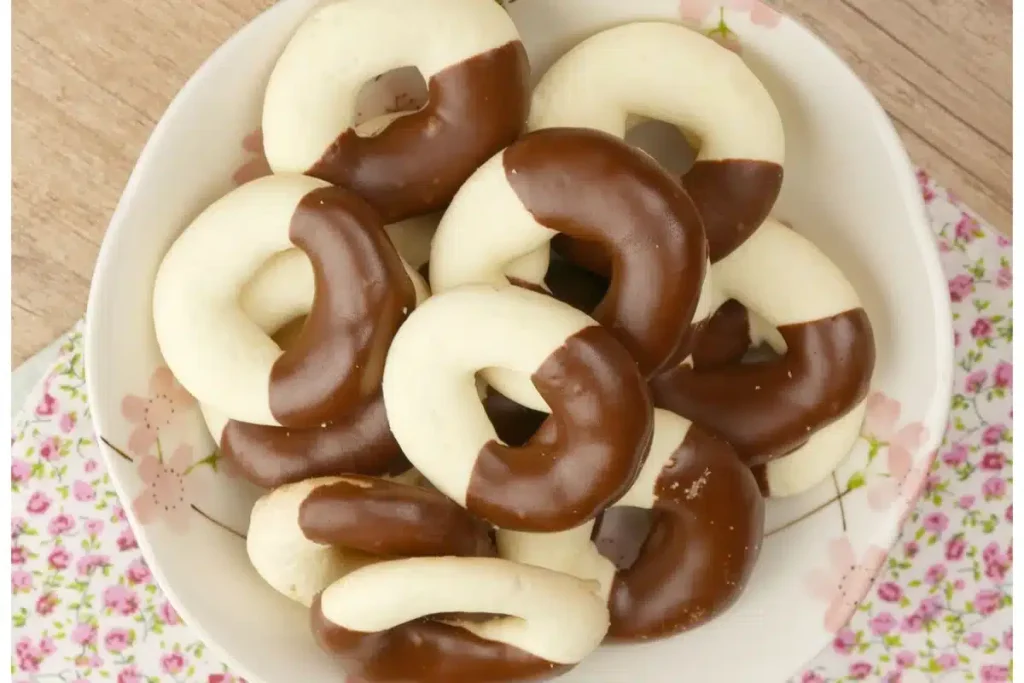 Sequilhos de polvilho com chocolate